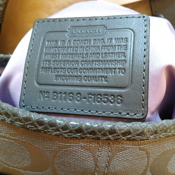 COACH Signature Crossbody Bag - Picture 10 of 10